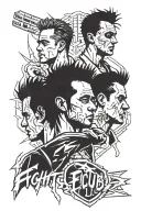 fight club tattoo design idea