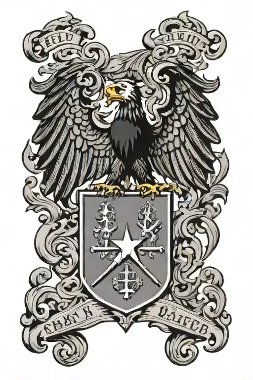 Spanish family crest, Chavez surname, New Mexico flag, Texas Flag, USA Flag tattoo design idea