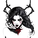 Sexy Vampire tattoo design idea
