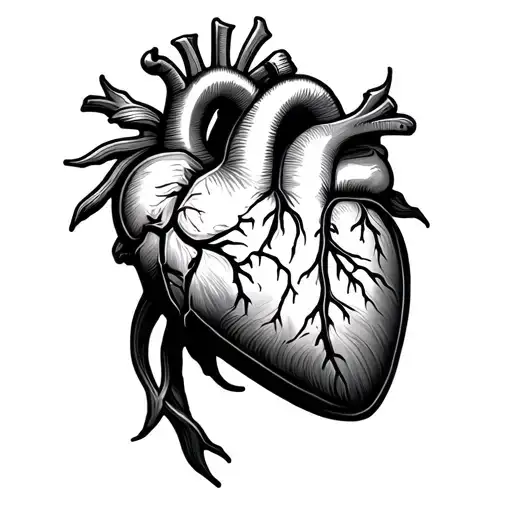 Heart B tattoo design idea
