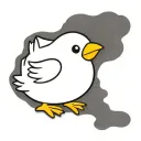 baby chick wrapped tattoo design idea