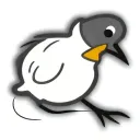 baby chick wrapped tattoo design idea