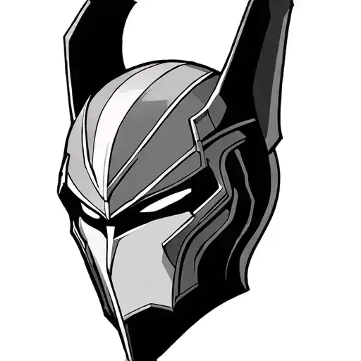 loki marvel helmet tattoo design idea