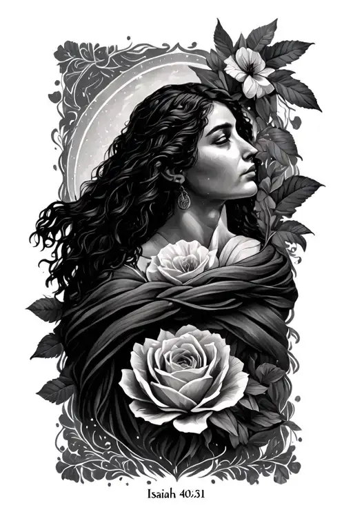 Isaiah 40:31 tattoo design idea