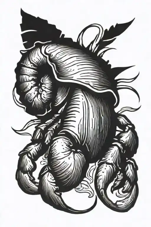 Hermit Crab tattoo design idea