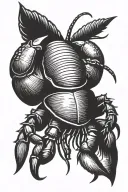 Hermit Crab tattoo design idea