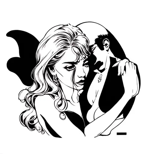 Robert, dede, seducing, denomic,love tattoo design idea