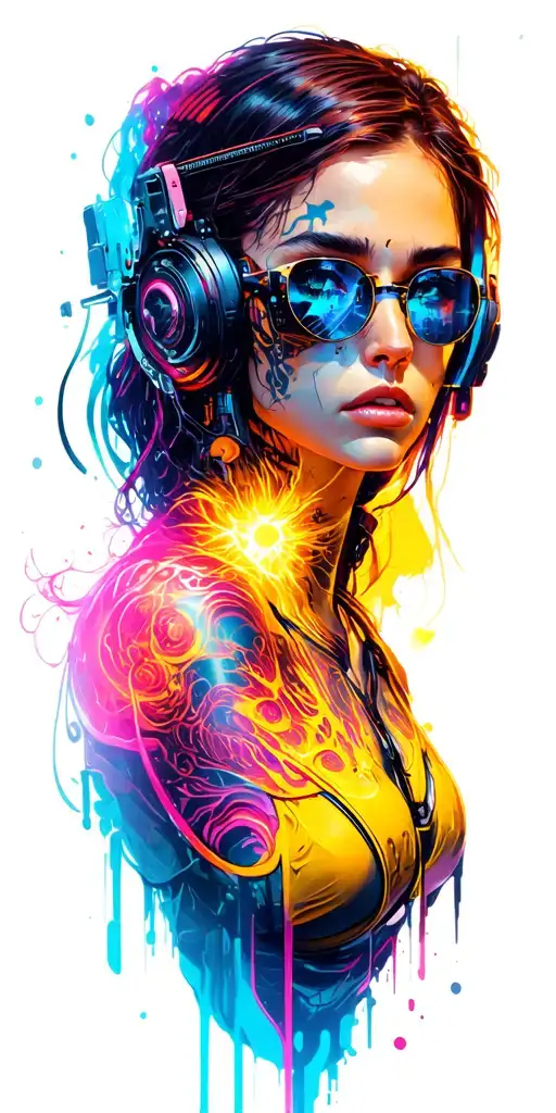 Cyberpunk 2077 tattoo design idea