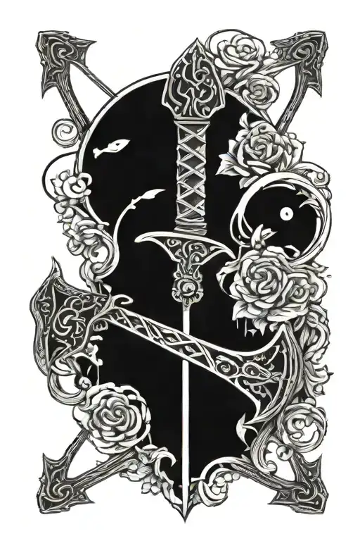 ax tattoo design idea