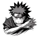 pain from Naruto tattoo design idea