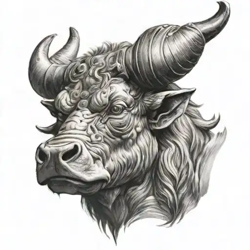 Minotaur tattoo design idea