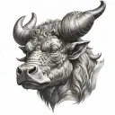 Minotaur tattoo design idea