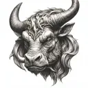 Minotaur tattoo design idea