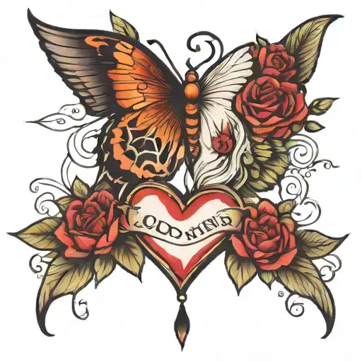 loved ones that have to break up  tattoo design idea