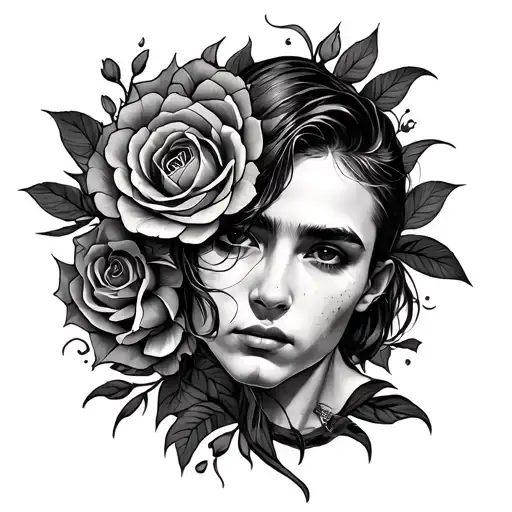 Abdou & Valentin tattoo design idea