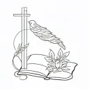 Bible scripture tattoo design idea