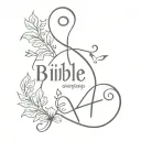 Bible scripture tattoo design idea