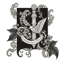 amazing grace tattoo design idea