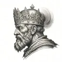 King Baldwin of Jerusalem tattoo design idea