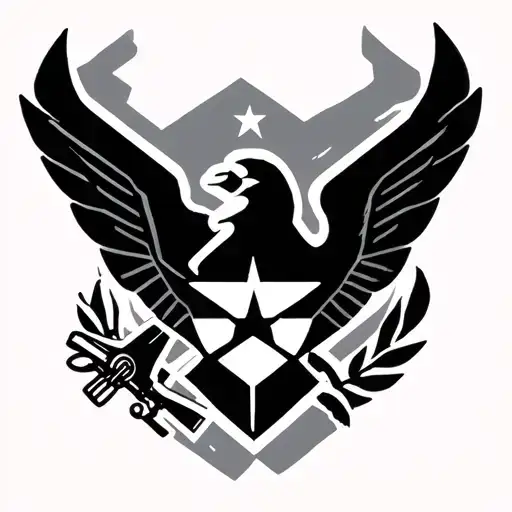 Air Force tattoo design idea