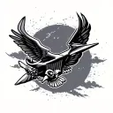 Air Force tattoo design idea