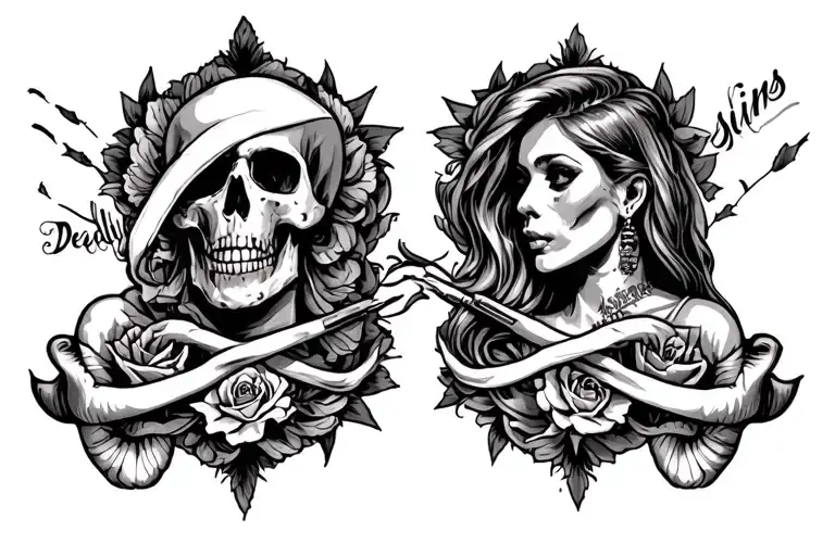 Deadly Sins tattoo design idea