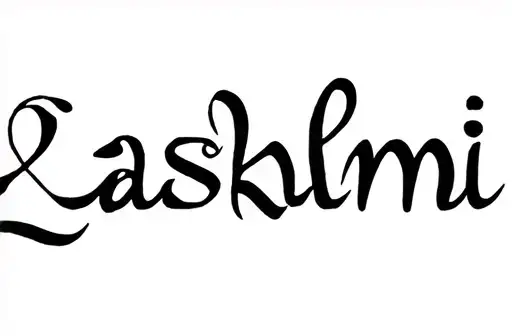 "Lakshmi" tattoo design idea