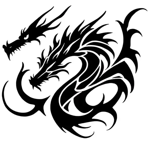 FAIRY TAIL SYMBOL DRAGON tattoo design idea
