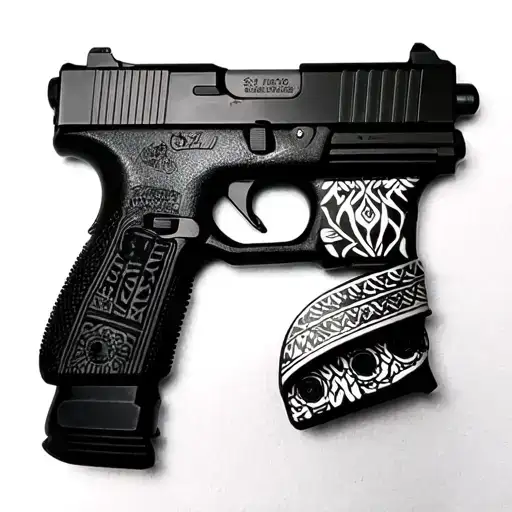 Glock 17 tattoo design idea