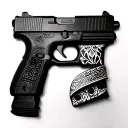 Glock 17 tattoo design idea