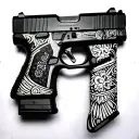 Glock 17 tattoo design idea