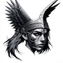 Valkyrie tattoo design idea