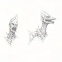 pyramidhead silent hill tattoo design idea