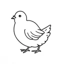 Chick tattoo design idea