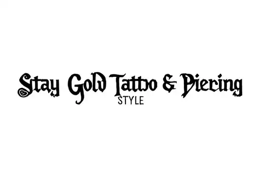 "Stay Gold Tattoo & Piercing" tattoo design idea