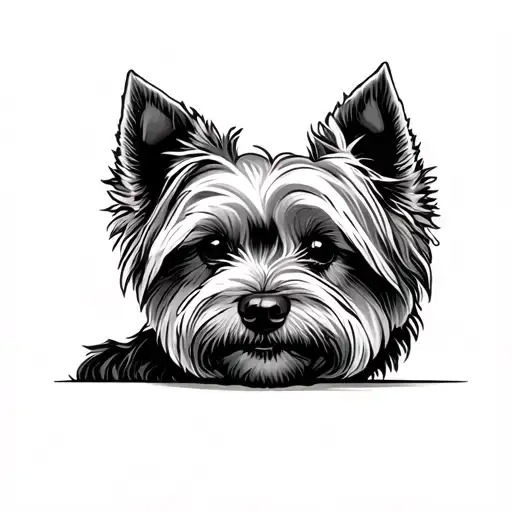 Westie tattoo design idea