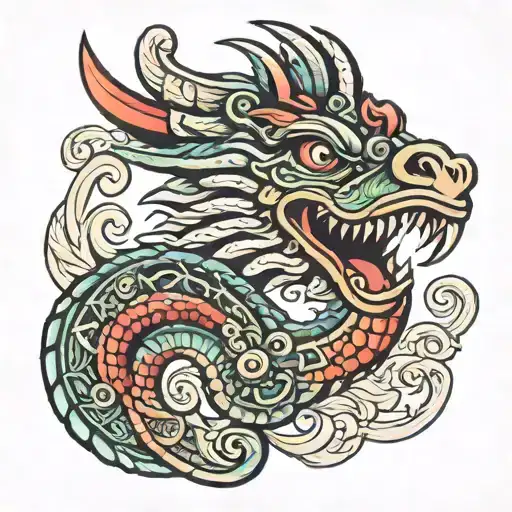 quetzalcoatl tattoo design idea