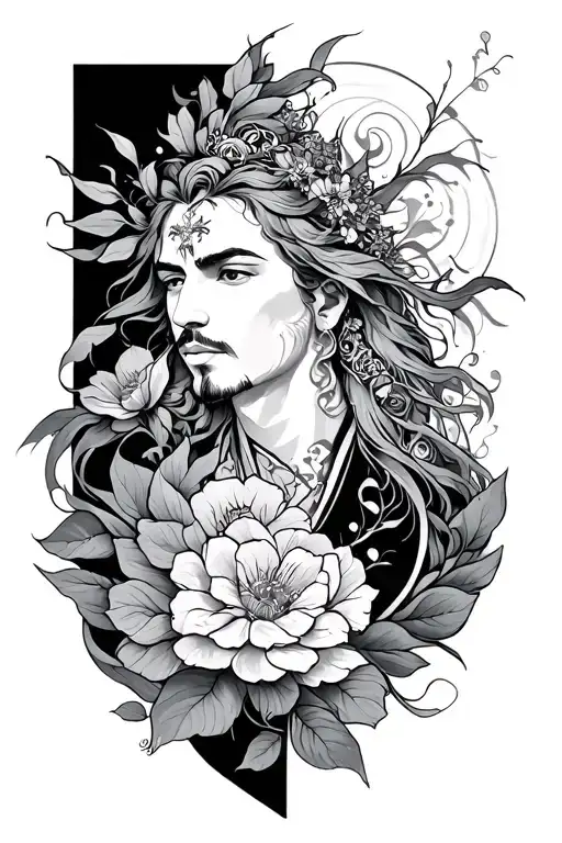 Christian Japanese tattoo design idea