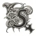 number 555 number tattoo design idea