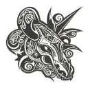 cubone tattoo design idea