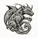 cubone tattoo design idea