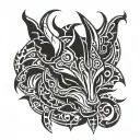 cubone tattoo design idea