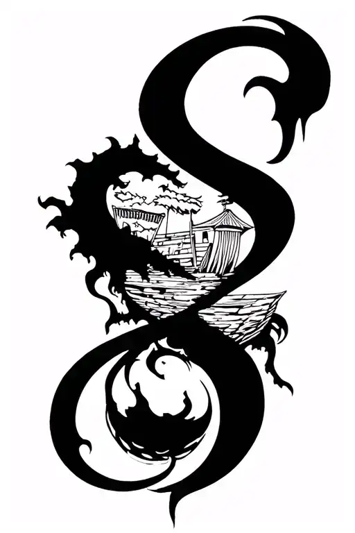 Noahs ark, marvel comics, the word Noah  tattoo design idea