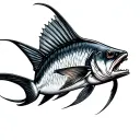 sailfish tattoo design idea