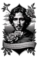 Matthew 7:5 verse incorporated tattoo design idea