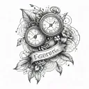 COUPLES MATCHING TATTOO ON FOREARM WITH GPS COORDINATES  tattoo design idea