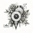 COUPLES MATCHING TATTOO ON FOREARM WITH GPS COORDINATES  tattoo design idea