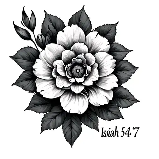 Isaiah 54 17 tattoo design idea