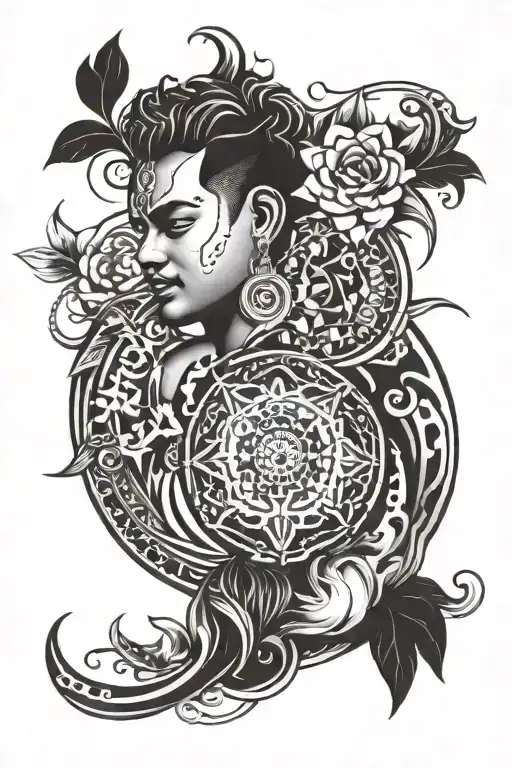 Yuvan tattoo design idea