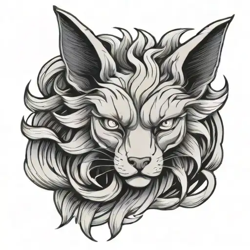 Kurama tattoo design idea